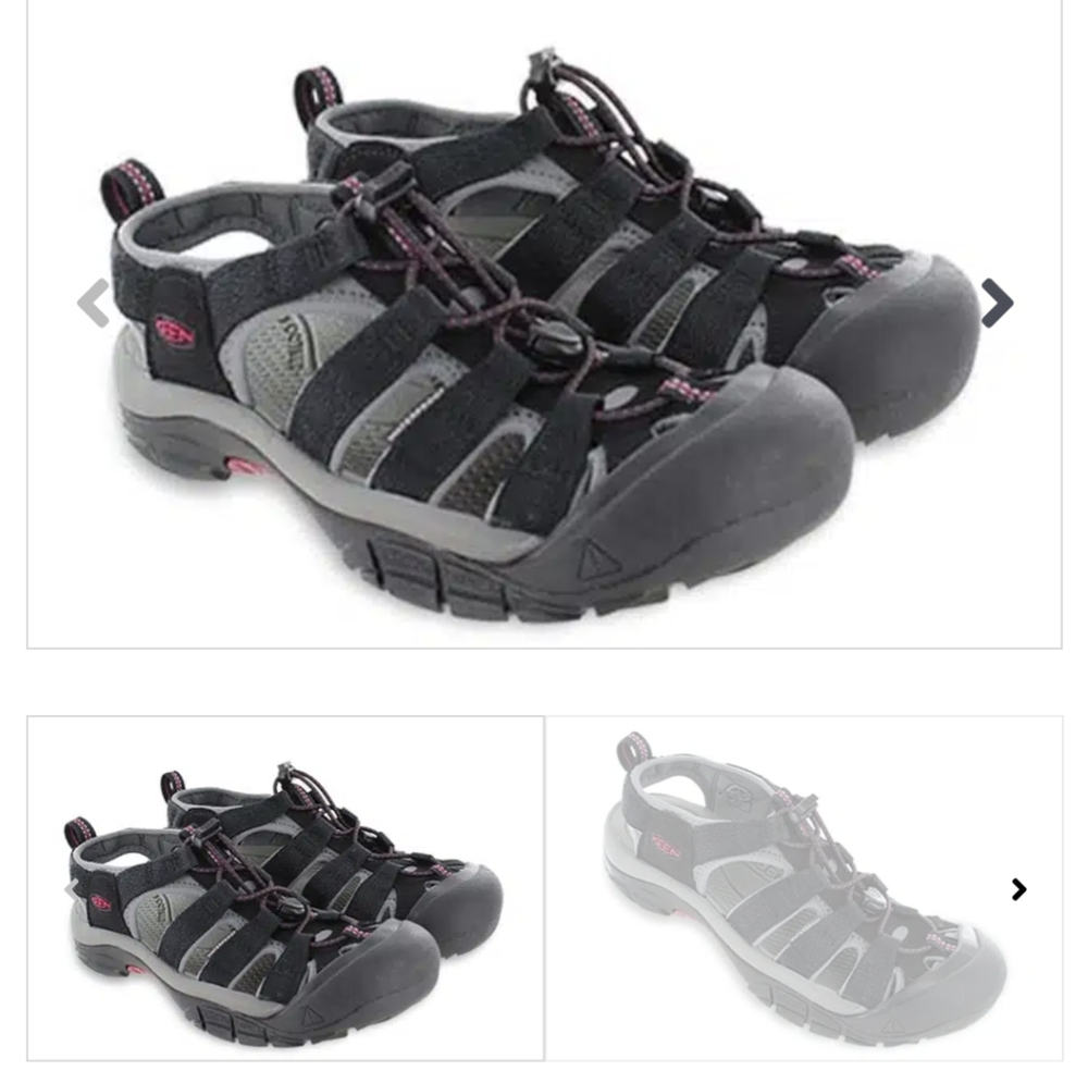 KEEN NEWPORT H2 BLACK/RASPBERRY WINE WOMEN’S WATER-SANDALS